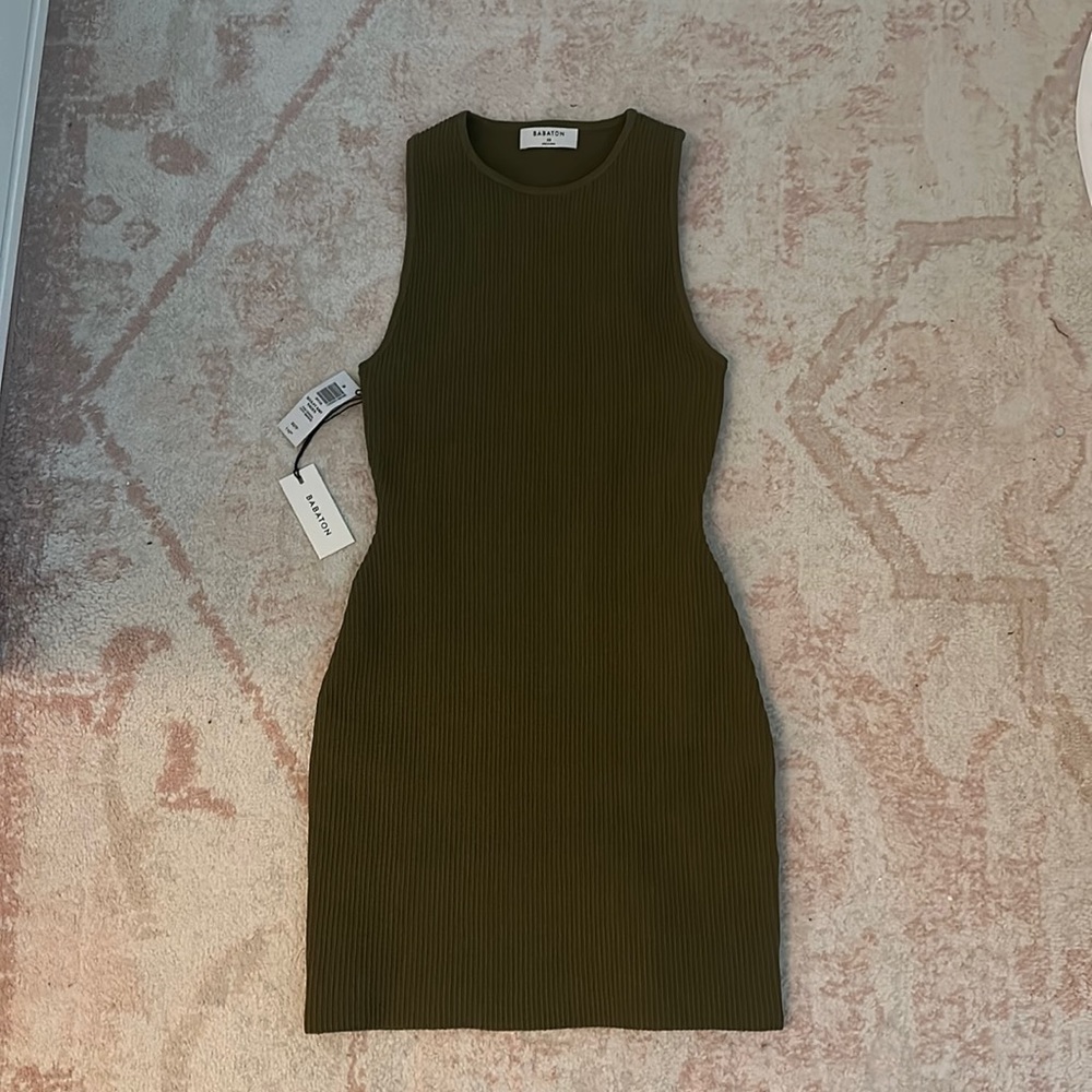 Artizia Babaton Sculpt Knit Racer Mini Dress